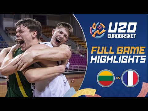 Lithuania 🇱🇹 upset back-to-back champs France 🇫🇷 to advance to #U20EuroBasket 2025 Final!