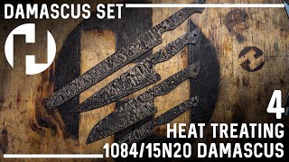 Heat Treating 1084/15N20 Damascus