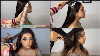 MOUSSE APPLICATION || HAIR PREPARATION || LONG LASTING CURLS || HOW TO MAKE NEAT HAIRSTYLE