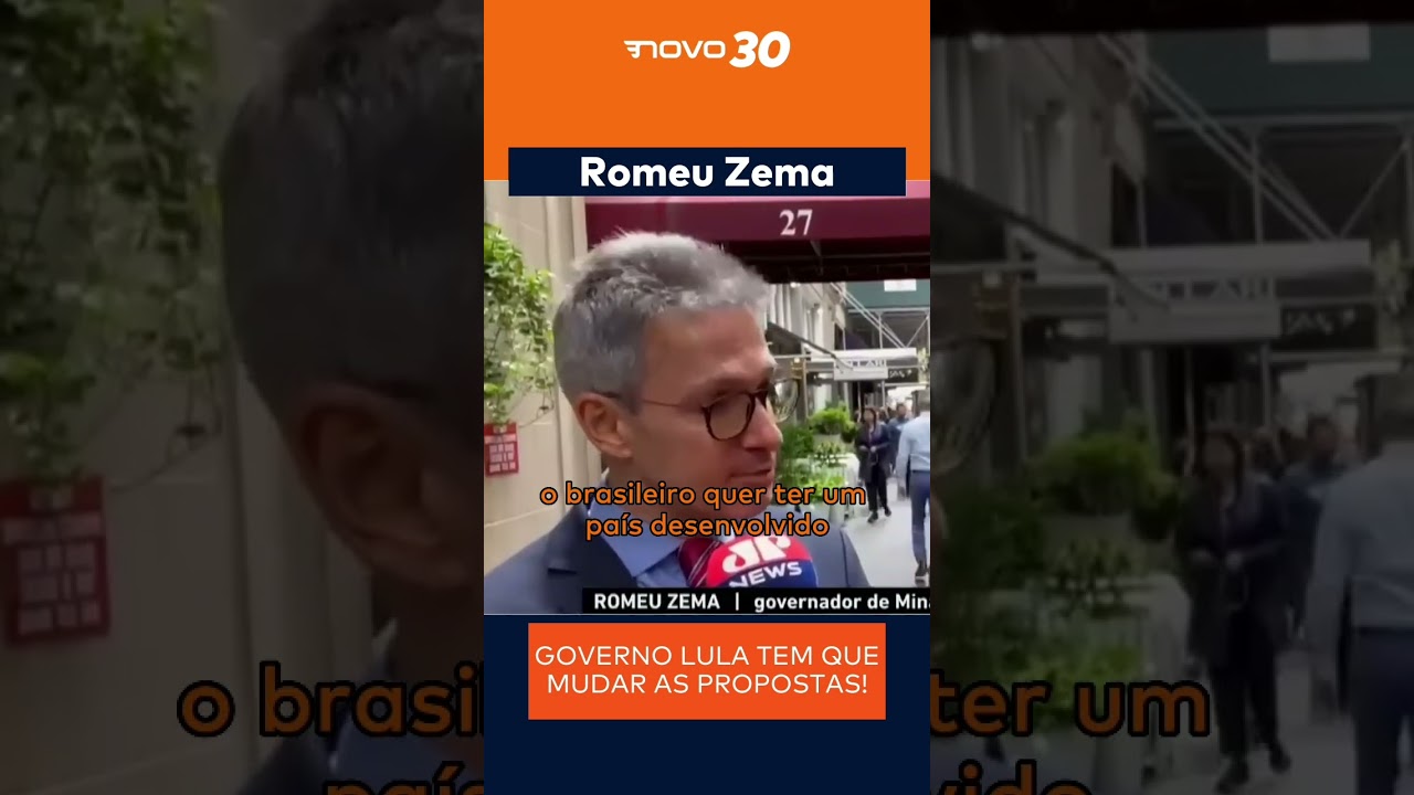 Lula tem que melhorar suas propostas! - Romeu Zema