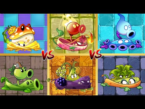 Pvz 2 Gameplay | All Vine Plants And The Same Type Of Plant Challenge - Which Team Plant Will Win?