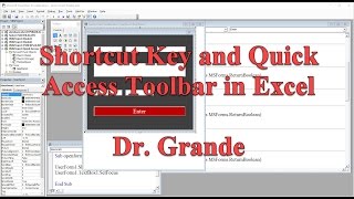 Set Shortcut Key and Quick Access Toolbar to Run Macro in Excel