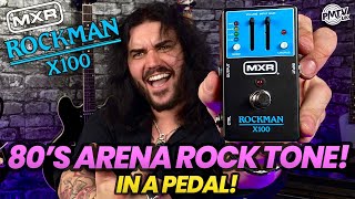 Video thumbnail for The MXR Rockman X100 Pedal NAILS That Iconic 80's Arena Rock Guitar Tone! by PMTVUK