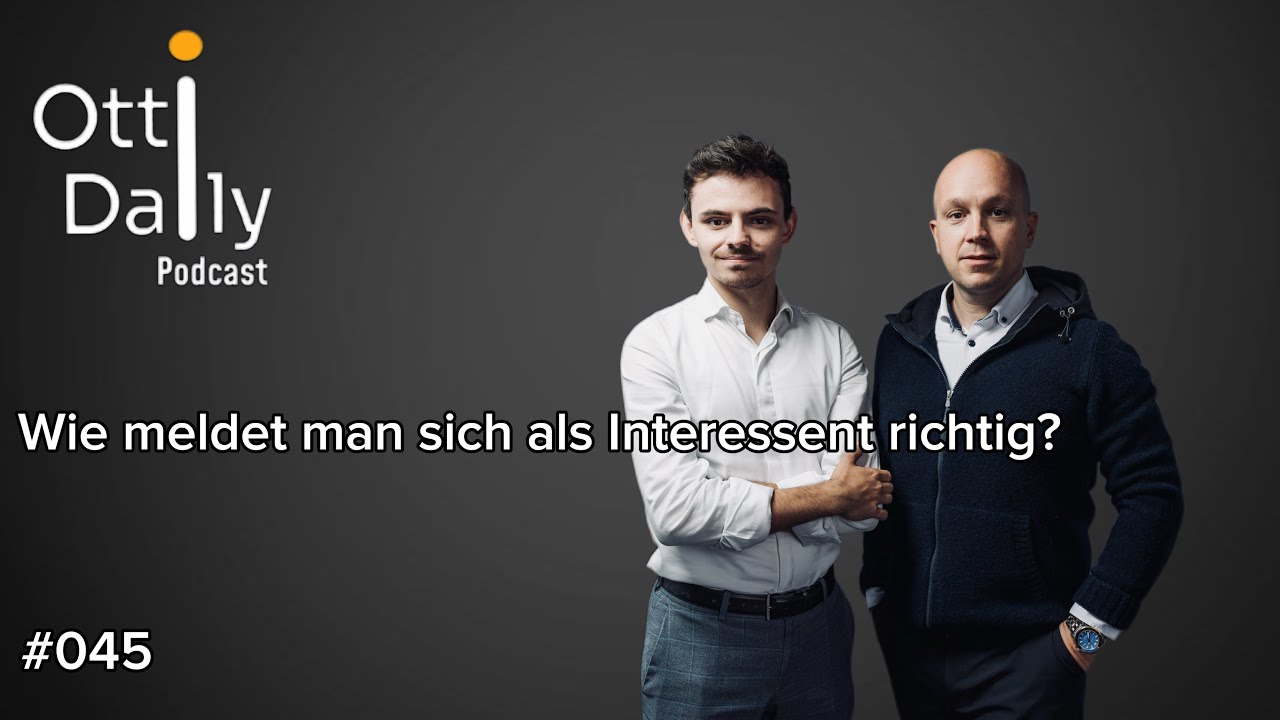 Wie meldet man sich als Interessent richtig?✅ 