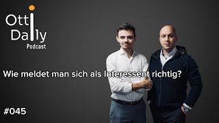 Wie meldet man sich als Interessent richtig?✅ 