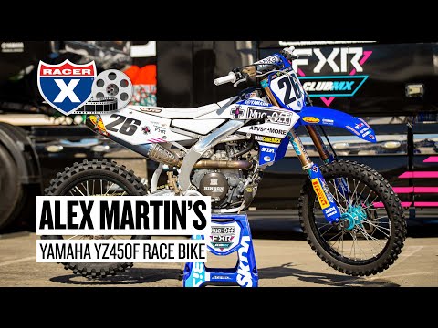 Inside Alex Martin’s 2022 ClubMX Yamaha YZ450F Supercross Race Bike