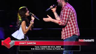 Kany Garcia - Cuando se va el amor. Artista invitado - Santiago Cruz (Colombia)