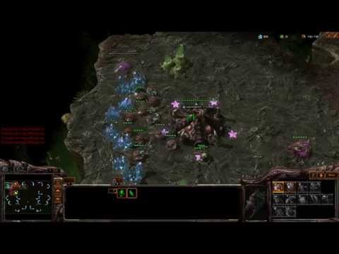 Starcraft 2: Heart of the Swarm - 3v3 Bronze League TPZ v ZTP - All in style Zerg Point of View