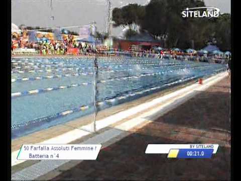 Serie 4 dei 50 Farfalla  Assoluti Femmine Master - 11 Memorial Andrea Bettiol