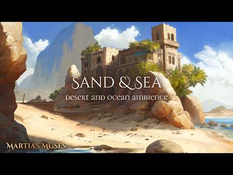 Sand and Sea Ambience and Music | desert ambience with sounds of sea and arabian inspired music