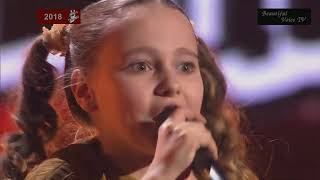 Evelina. &#39;I Just Can&#39;t Wait to Be King&#39;. The Voice Kids Russia 2018.