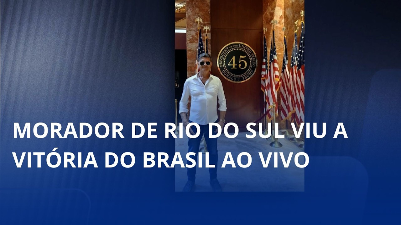 Rio-sulense acompanha mais uma Copa do Mundo direto dos Estados Unidos