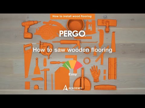How to saw wooden flooring | Tutorial by Pergo