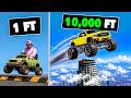 Every Time I Crash My Monster Truck JUMPS HIGHER In GTA 5