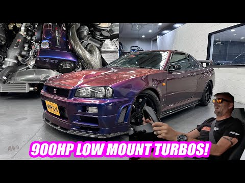 Most Powerful Skyline GT-R with Twin Turbo Low Mounts? - Rob Marjan's 900hp R34 MNPIII