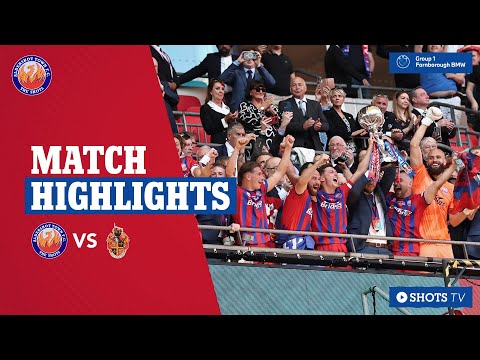 Aldershot Town win the Isuzu FA Trophy Final at Wembley!!!