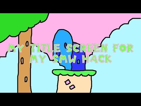 New title screen for my SMW hack