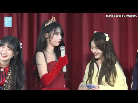 [ENG SUB] Feng Sijia’s letter to Song Xinran during SXR’s 2023 Birthday Stage