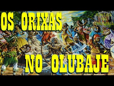 Omolu chama os Santos para o Salão (barracão) - Olubajé com letra e tradução