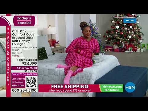 HSN | Comfort Code by Cuddl Duds Gifts 12.15.2022 - 03 AM