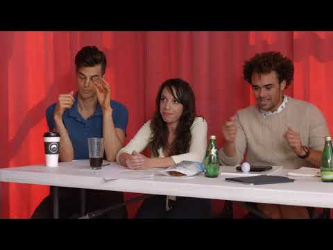 Drew Gehling auditions for Dr. Pomatter in "Waitress