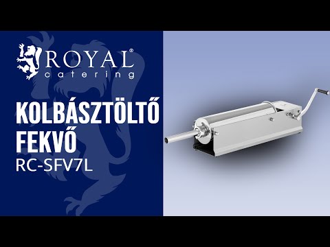 Videó - Kolbásztöltő - fekvő - 7 L