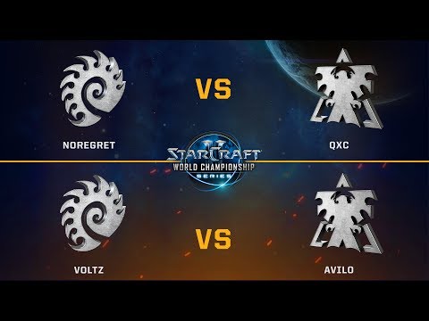 StarCraft 2 - NoRegret vs. qxc / Voltz vs. avilo - WCS Valencia Challenger NA - Qualifier #2
