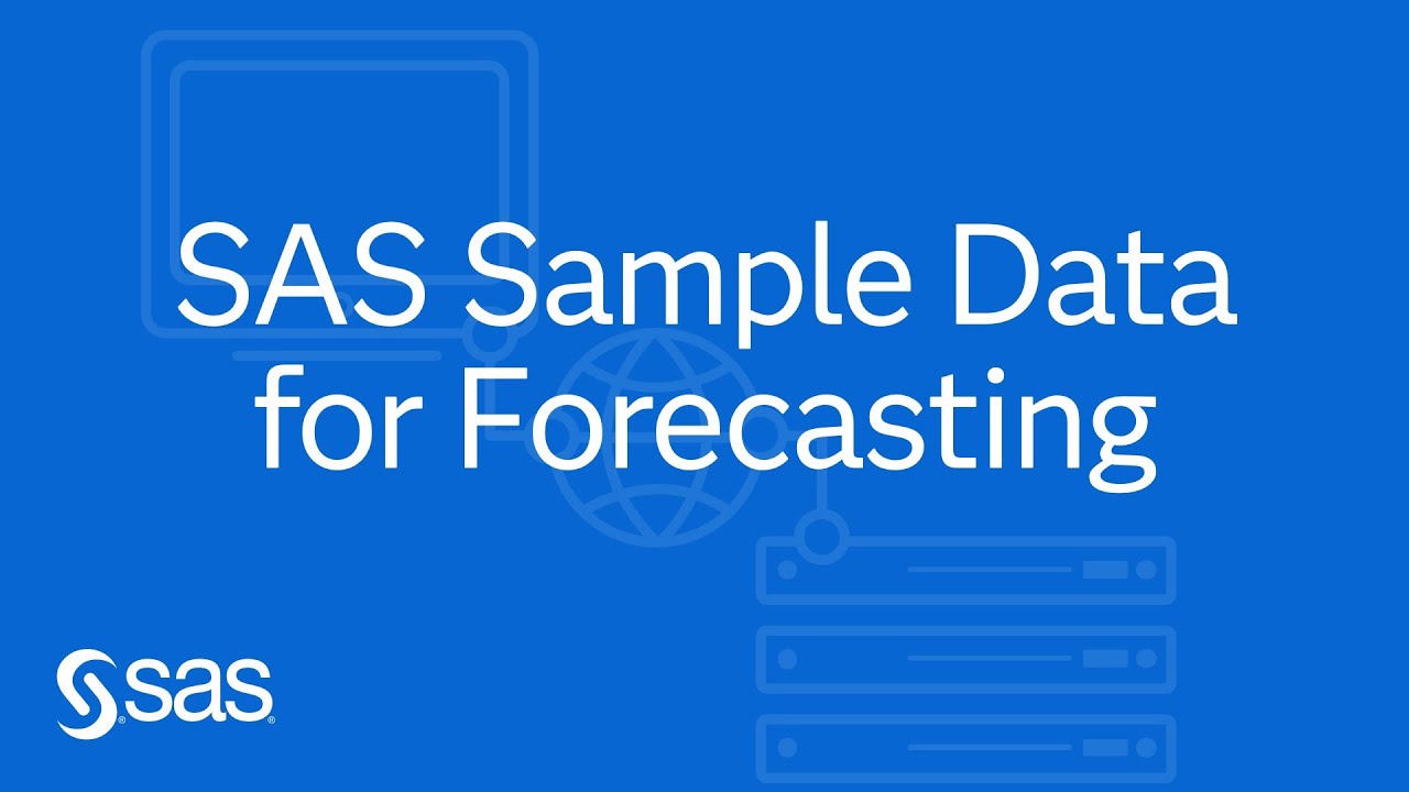 SAS Demo | FREE! SAS Sample Data for Forecasting