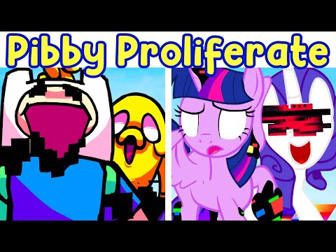 Friday Night Funkin': Pibby Proliferation V1 (MLP, Adventure Time, Spongebob,..] FNF Mod x Pibby