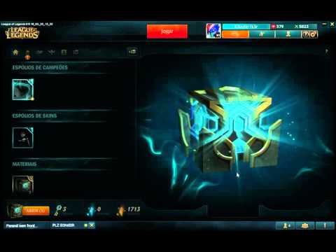 ABRINDO 100 BAÚS NO LOL