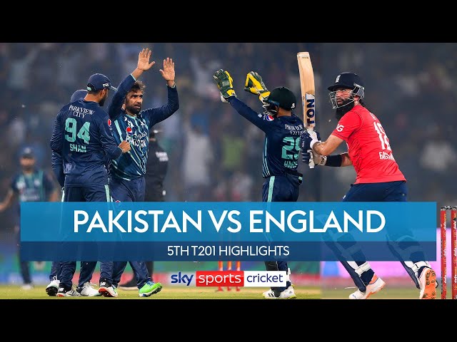 Pakistan edge England to lead series | Pakistan v England | Fifth T20 Highlights!