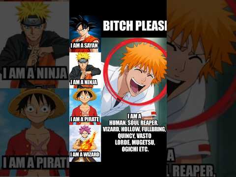 Anime Power Comparison 🔥 Ichigo vs All | Saiyan Ninja Pirate Wizard Meme