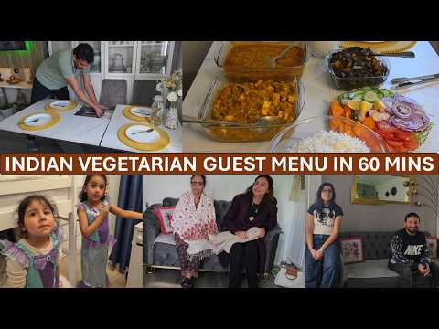 DAWAT VLOG - Vegetarian Indian Guest Menu in 60 mins