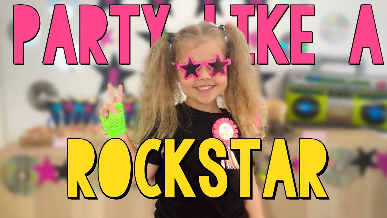 DIY rockstar party - Party food, decoration and games/activities for rockstar party