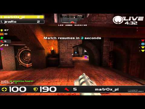 matr0x vs jewRo - DreamHack Winter 2013 Group D Round 3 (Quake Live VOD)