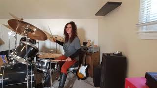 Night Ranger Four in the Morning ~ Drum Cover by Denise