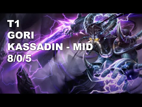 T1 Gori Mid Kassadin vs Twisted Fate - KR Challenger Patch 10.9