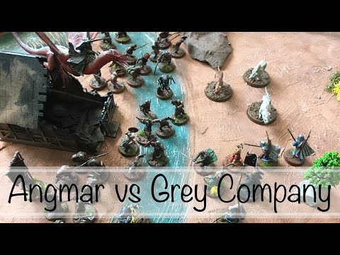 Angmar vs Grey Company 600 Point MESBG Battle Report