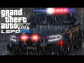 Playing GTA 5 as a Deputy Sheriff | Rainy Patrol | #lspdfr #gtav