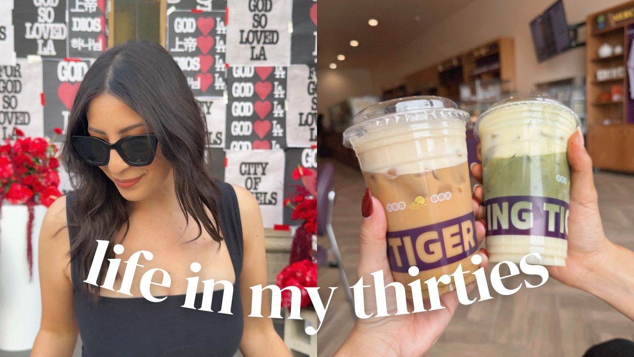 Life in my Thirties | working at coffee shops, celebrating easter, getting my eyebrows laminated