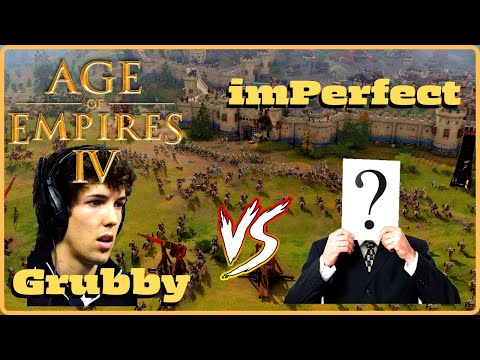 Age of Empires 4 - Grubby vs  imPerfect 1v1 English x Holy Roman Empire