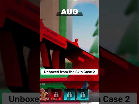 Opening Skin Case 2 & Unlocking the AUG in Roblox Rivals!