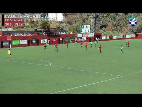 Fútbol Cadete Provincial. CD Mensajero - CD Sobradillo. ¡CAMPEONES!