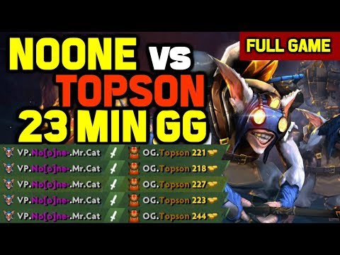 No[o]ne Destroys TOPSON Mid in EPIC MATCHUP - 19 Kills in 23 minutes