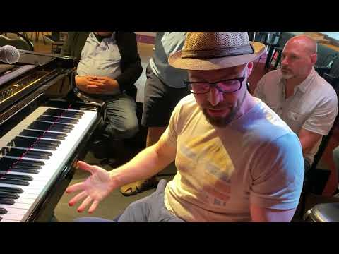 Arthur Migliazza teaches blues improvisation at a master class