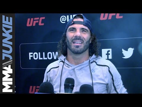 UFC on ESPN 5: Clay Guida full open workout media scrum