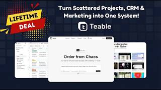 Teable Lifetime Deal - Turn Scattered Projects, CRM & Marketing into One System