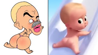 Baby Boss Drawing Memes | Funny Boss Baby