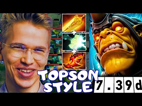Topson Style Alchemist Mid Gameplay 7.39d