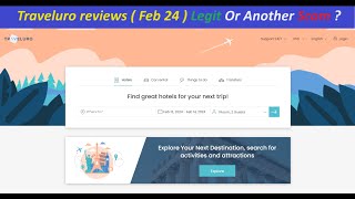 Traveluro reviews ( Feb 24 ) Legit Or Another Scam  Traveluro ! Traveluro Com Review !Traveluro.Com